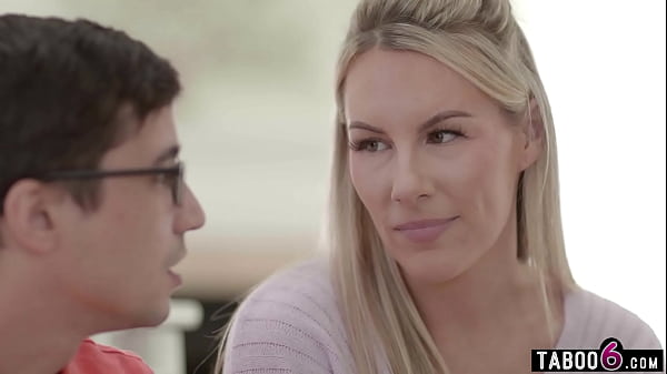 Big boobs piano teacher blonde knew a way to make this young guy better at it  