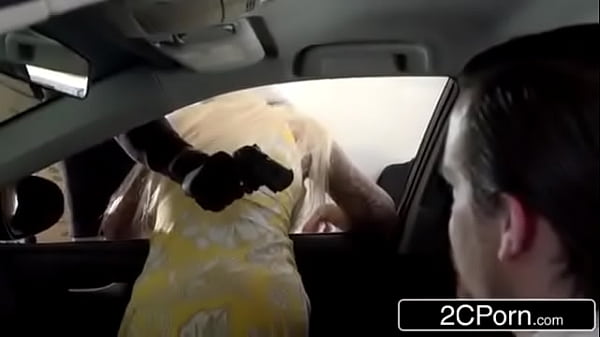 Thief Stretches Hot Blonde's Pussy in Front of Her Wimp Husband