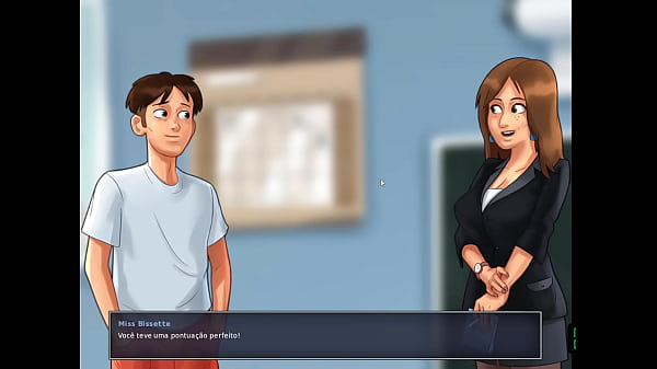 Jogo Porno 2D, Summertime Saga ep 76 - Transei com a minha Prof de Frances
