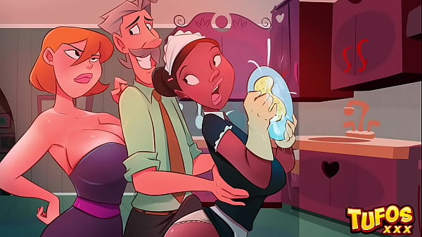 Marid&atilde;o saiu da cama de fininho para fuder a empregada no meio da madrugada! A Esposa vai flagrar o safado!  