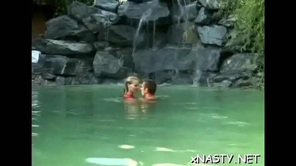 Young babe bonks ripped lad