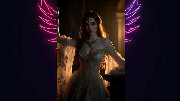 Elegant AI Princess with Sensual Movements  