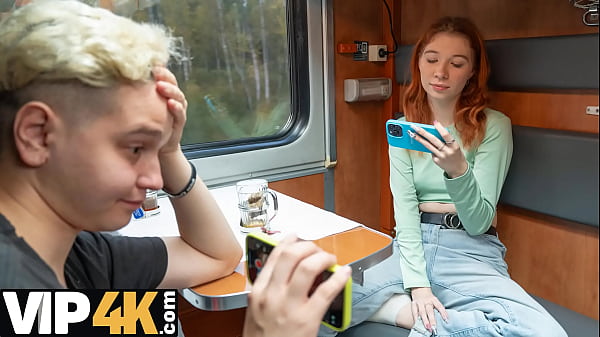PINHOLE XXX. Teen anal fuck in the train. Hot sex with Mia Murkovski  