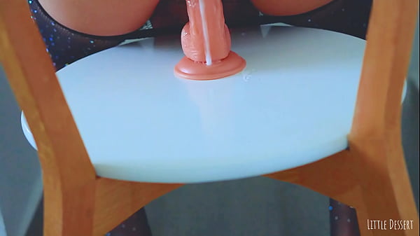 Wet & Wild: Brazilian Goddess in Tights Riding Her Toy  