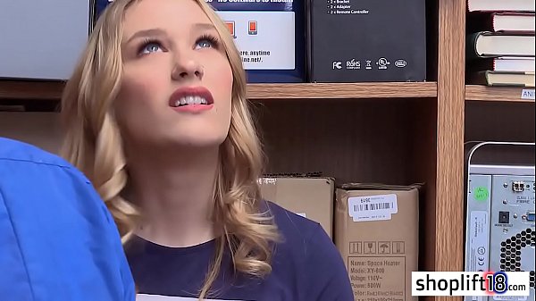 Hot blonde babe tied up and banged by a LP officer