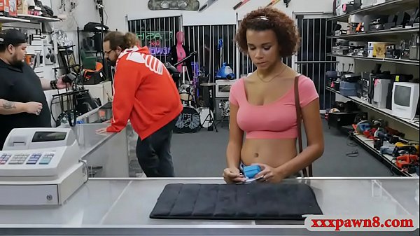 Hot ghetto flashes big boobs and banged