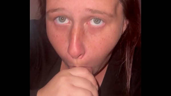 Quick blowjob before work