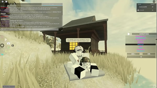 Roblox big booty white bitch gets fucked 