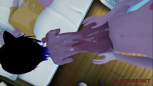 Anime 3D TRANS fem boy cum cartoon 