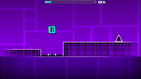 I complete the first geometry dash level with all coins