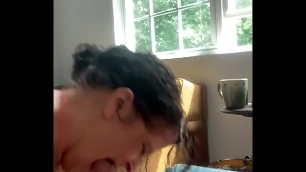 Blowing me tell I blow a wad in her mouth