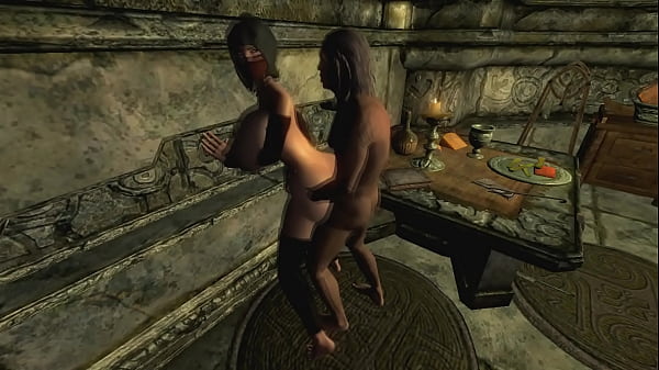 Dark bitch fucked by old pervert