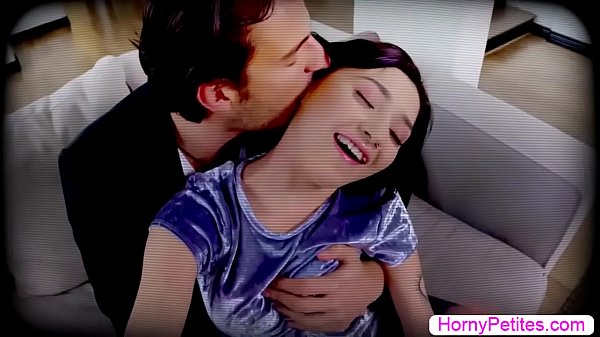 Petite teen Luna Daniels wants to stay to her sugardaddy for a while.They make a little POV horniness and he lets her throat his big cock passionately.In return he licks her pussy first to makes it wet before he fucks it so hard. 