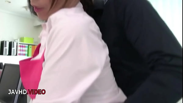 Chihiro Akino's Steamy Office Encounter Ends with Intense Creampie  