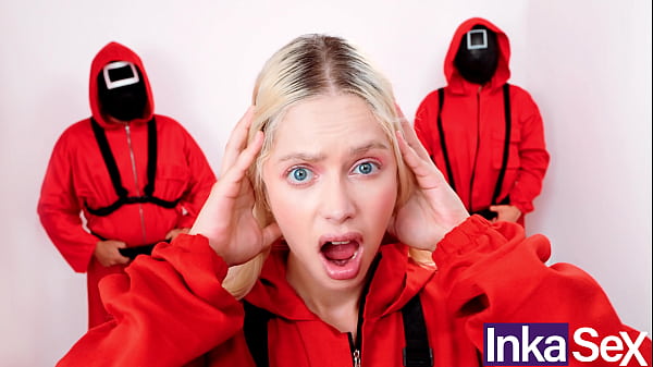 Squid Game - Viv&iacute;an Lola brasilera es follada por el ano al no seguir las advertencias de sus jefes en juego del calamar