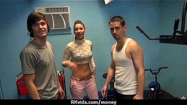 Sexy natural chick trades cash for some rough sex 10