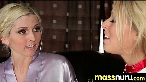 NuruMassage Teen Slides Oily Pussy on Cock 5