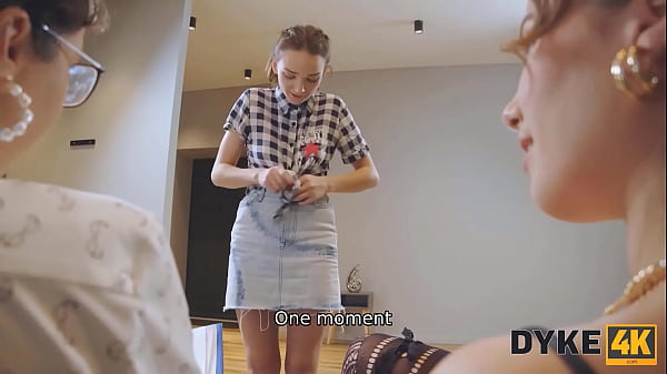 DYKE4K. Three Girls Unit - Katty West, Olivia Trunk, Milana Taylor