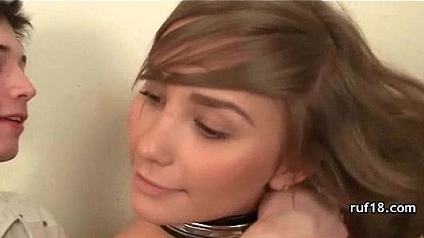 Teen in light bondage