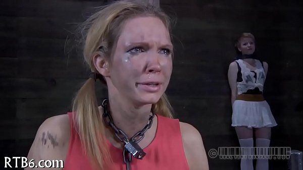 Cutie receives senseless caning