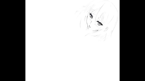 Sexy huge breasted anime girl spreading her legs