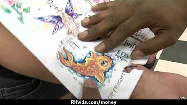 Amateur girl accepts cash for sex from stranger 27