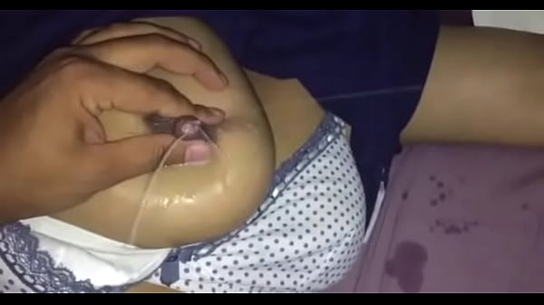 lactating and squirting her breast