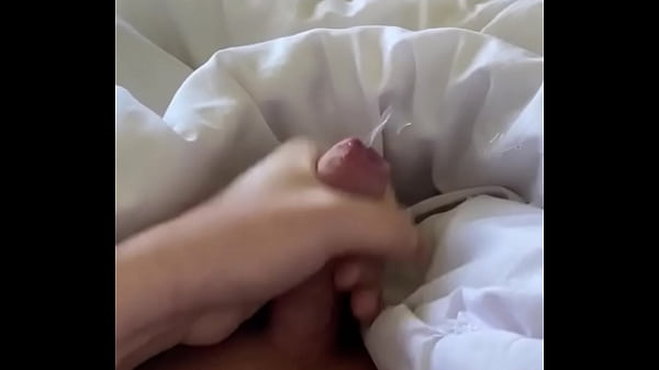 Wanking in my bedroom with Hugo cumshot