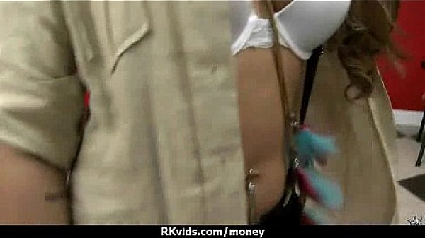 Amateur girl accepts cash for sex from stranger 28