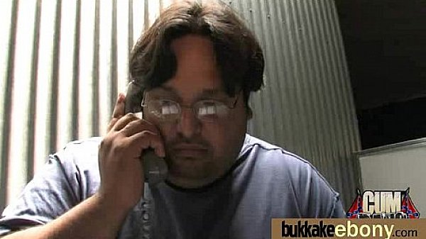 Hot ebony chick love gangbang interracial 11