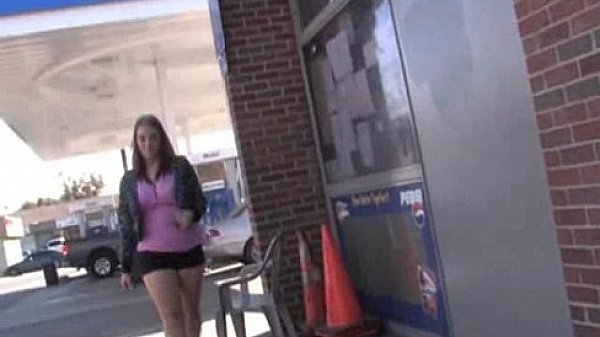 Redhead Masturbates in Public Restroom