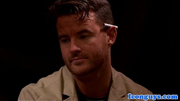 Mature hunk blown before fingering twinks ass