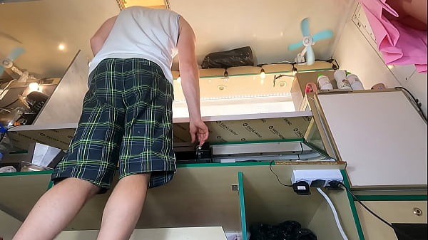 Super sexy young bitch showing her goodies at work - pov