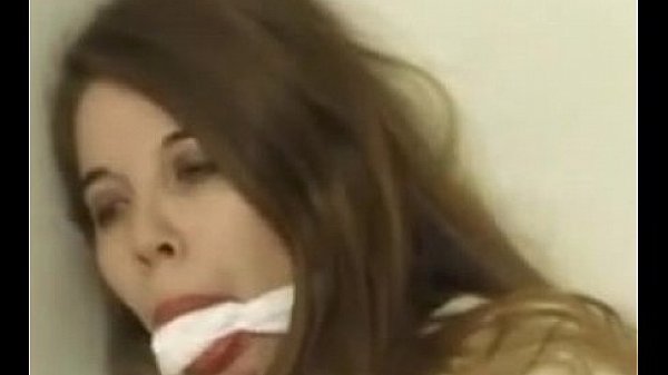 Pretty little teen brunette peril in gagged straitjacket 2  