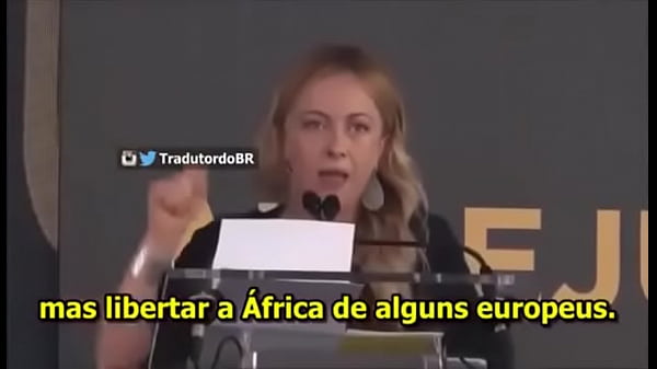 Meloni comendo o cu do Macron