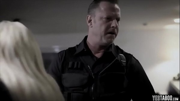 Horny police officer punish fucks two innocent teens