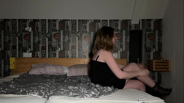 Fucked a hot busty blonde after a college party while her boyfriend was in the next room