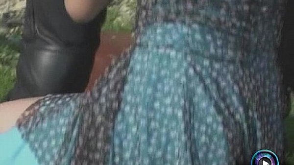 Nichole getting rammed at her tight pussy at the backyard