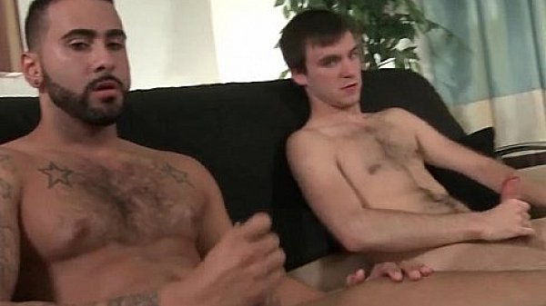Str8 Latino hunk first time gay sex.