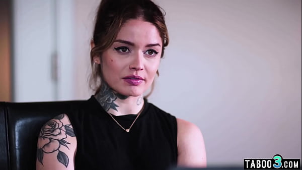 Small titted inked slut banged by her big black cocked doctor