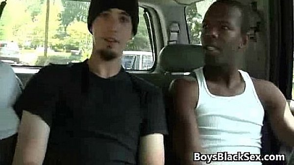 White Skinny Gay Boy Nailed By Huge Black Dick Bareback Style 01