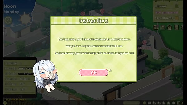 Summer Clover [ HAREM HENTAI GAME ] Ep.1 Fired because of his GIANT cock !