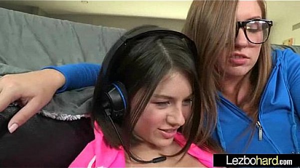 Girl On Girl Making Hot Lesbian Sex Act clip-28