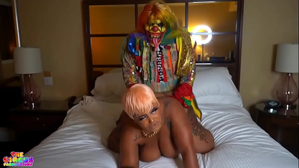 Clown fucking the life out of BBW