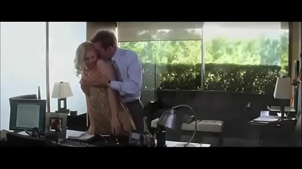 Hot Scarlett Johansson in Sex Office Scene and Bouncing Boobs