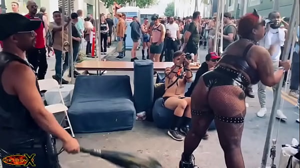 Found a brat worth my time at #folsom. One of a select few that were on the receiving end of my floggers. #bdsm #leather ...  