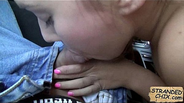 Amateur babe blowjob while driving Jenny Dark.2.2
