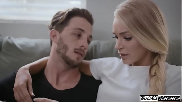 StraightTaboo.com - Guy makes petite gf seduce stepmom for 3some.The stepdaughter licks the big tits milf pussy and facesits her as he bangs her rough.Then sucks his cock