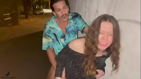 She was alone on the street and I kept her company...