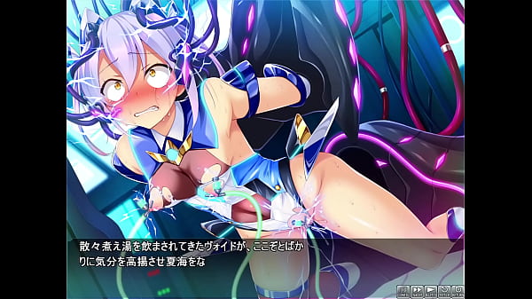 Petite anime girl restrained and fucked by machine